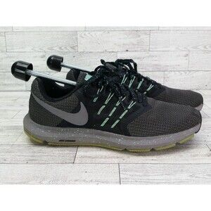 Women's Nike Run Swift AR1904-001 Black Gray Lace Up Sneaker Shoes Size US 10